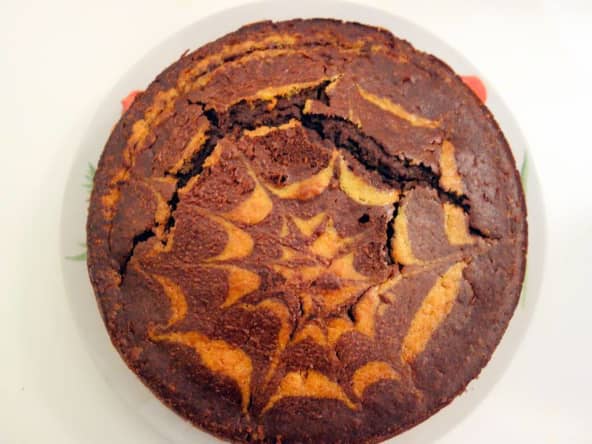 Gâteau marbré chocolat maïs - I Taste Eat