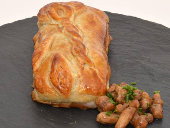 Rôti d’Agneau en croûte feuilletée.