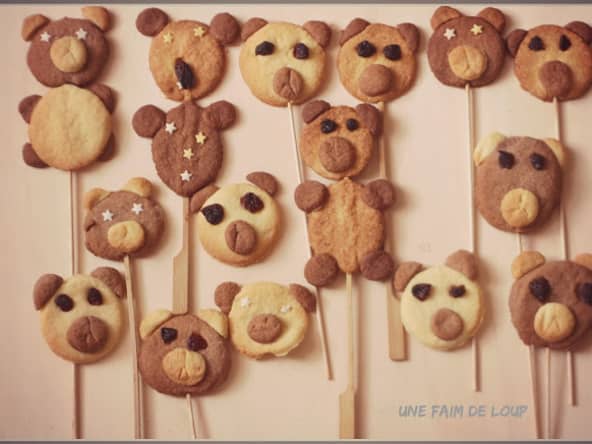 sablés en forme d'oursons