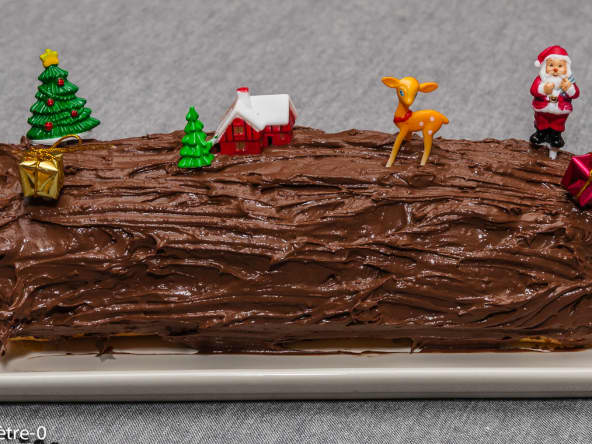 Bûche chocolat clémentines