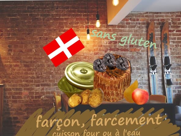 Farçon savoyard, une boule de pommes de terre aux lardons