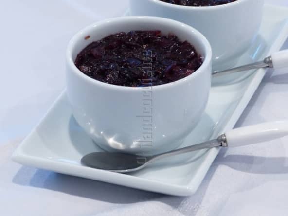 Confit d'oignon rouge au vinaigre balsamique