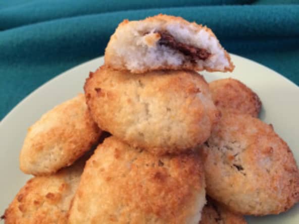 Bouchées à la noix de coco et au chocolat