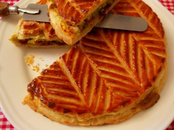 Galette des Rois griotte pistache