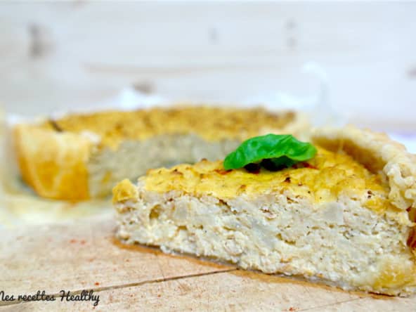 Tarte au chou-fleur et au thon - Mes recettes Healthy
