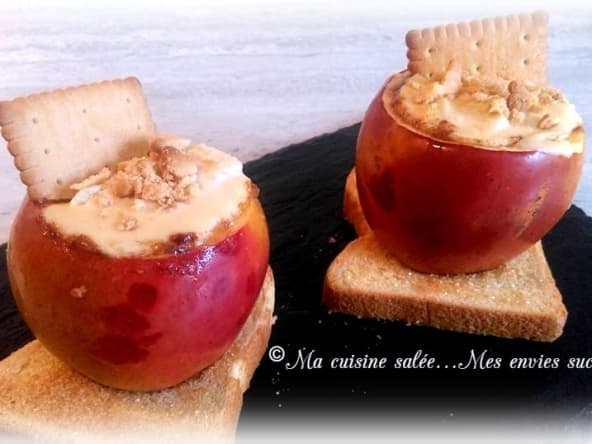 Pommes coeurs cheesecake