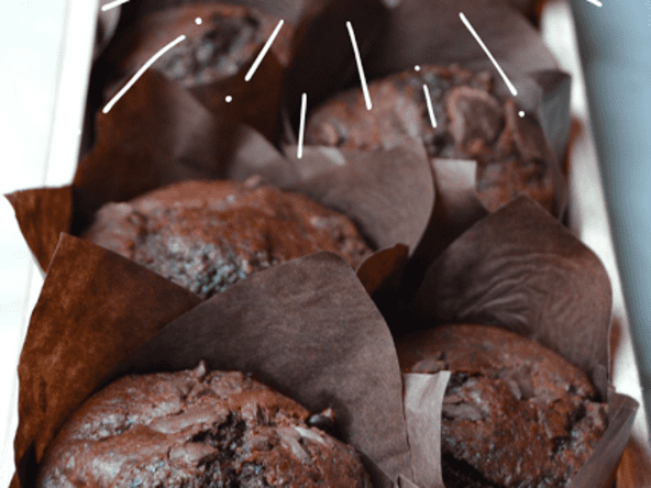 Muffins tout chocolat
