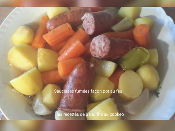 Saucisses fumées façon pot au feu