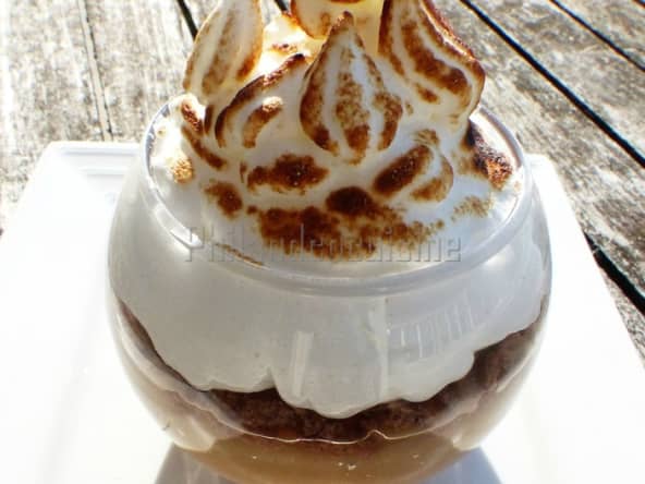 Compote meringuée maison aux spéculoos