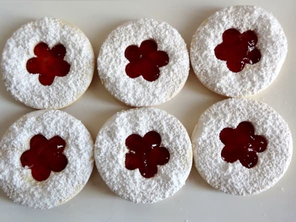 Biscuits sans gluten ni lactose à la confiture