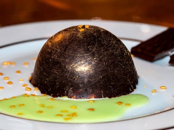 Dômes menthe chocolat façon bonbon After Eight