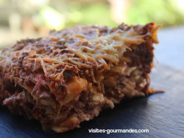 Lasagnes au confit de canard et girolles