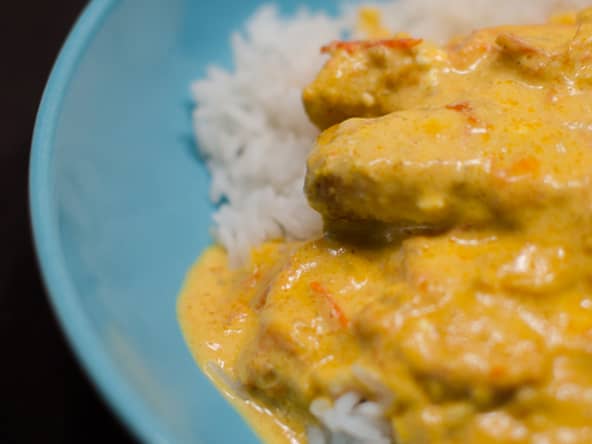 Filet de colin au curry