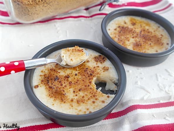 Crème brulée vegan à la noix de cocoa