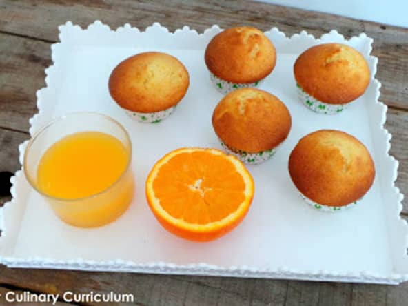 Muffins à l'orange
