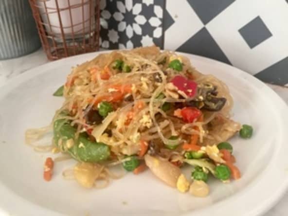 Nouilles sautées aux légumes