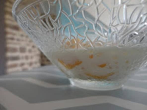 Perles du Japon au lait de coco et mangue