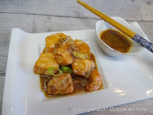 Pavés de saumon sauce Teriyaki