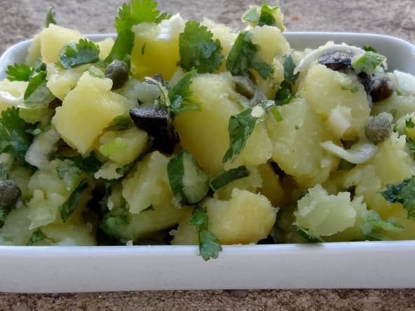 Salade de pommes de terre de Chypre, d'après Jamie Oliver