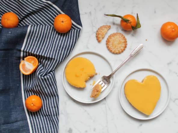 Tartelettes faciles à la mandarine pour la Saint-Valentin