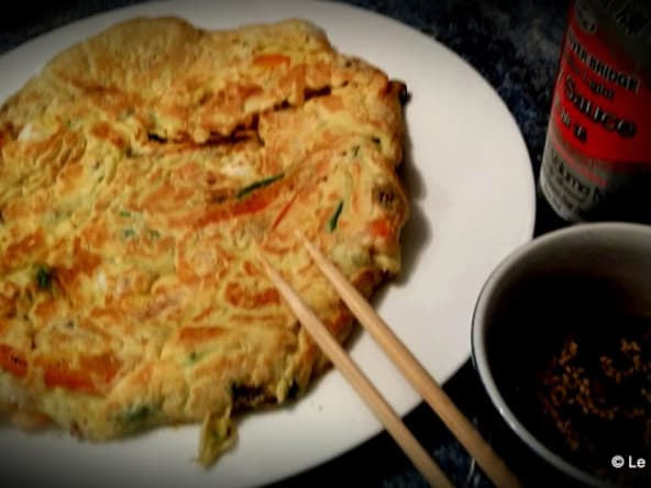 Haemul Pajeon : une crêpe coréenne aux fruits de mer