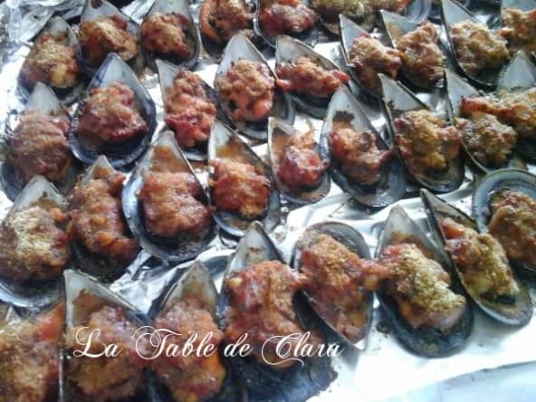 Moules farcies à la provençale à ma façon pour l'apéritif