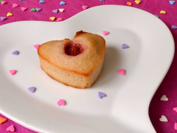 Financiers aux fraises 