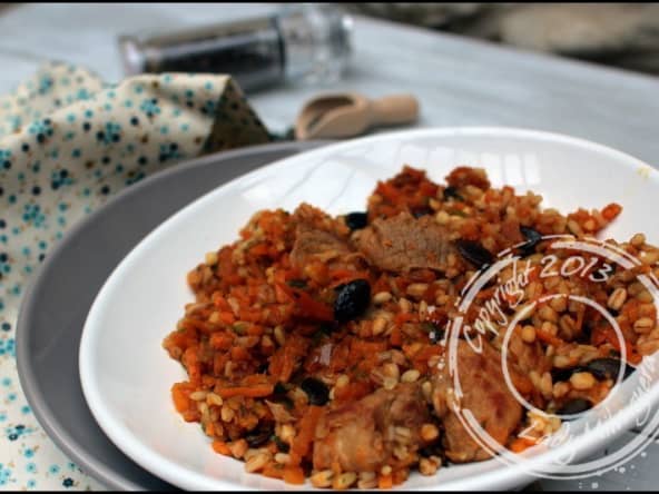 Filet mignon aux carottes, courgettes et patates douces