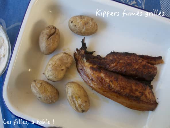 Kippers fumés grillés