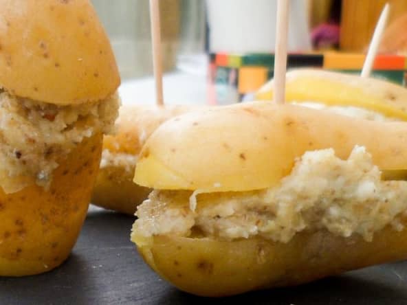 Bouchées de Ratte du Touquet au Roquefort