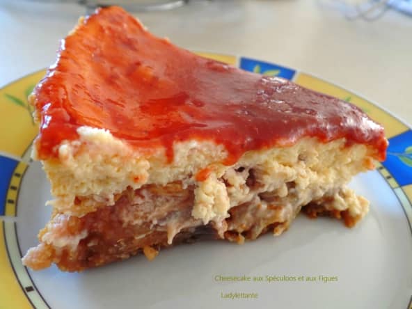 Cheesecake aux Spéculoos et aux Figues