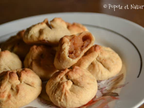 Petits sablés fourrés au caramel de pommes
