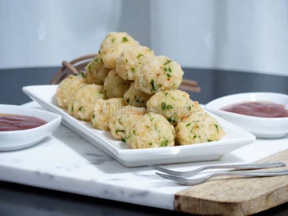 Billes de crevettes à la vapeur 