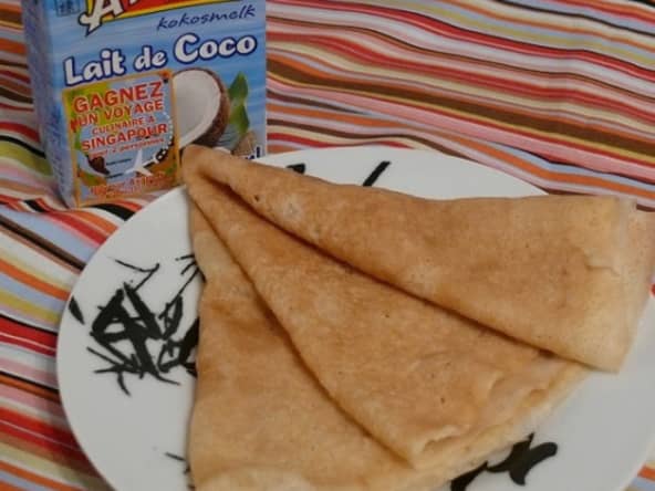 Crêpes au Lait de Coco