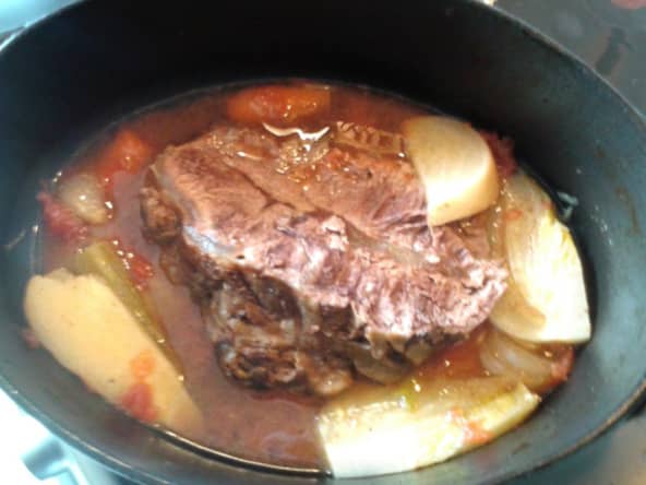 Marmite de paleron de boeuf et légumes à l’orientale