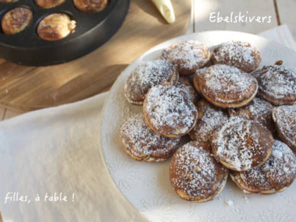 Ebelskivers, des petites crêpes danoises pour la chandeleur