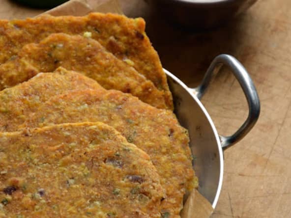 Pain indien aux carottes (paratha)