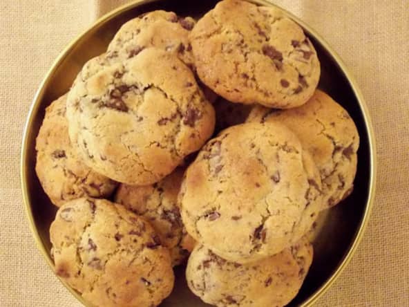 Cookies moelleux aux pépites de chocolat