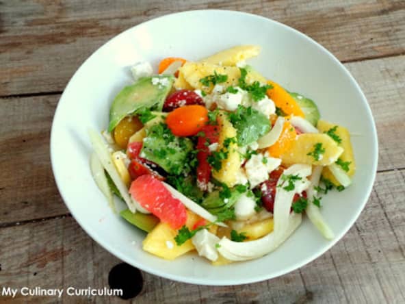 Salade colorée parce que c'est bientôt le printemps