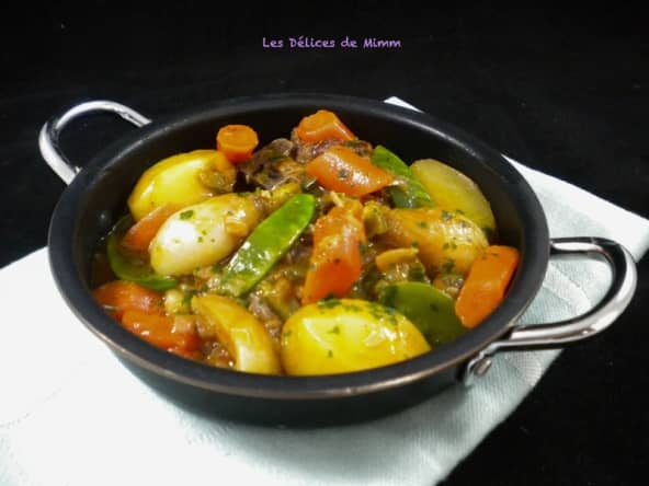 Navarin d’agneau aux légumes du printemps