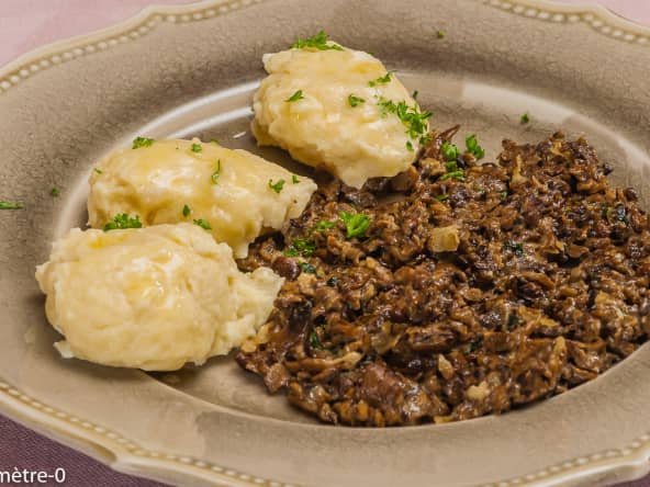 Quenelles de Saint jacques (ou pétoncles) aux cèpes