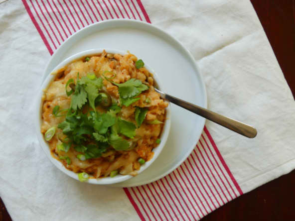 Mac'n'cheese au kimchi