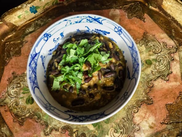 Dal indien de haricots et lentilles