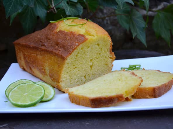 Cake au citron vert