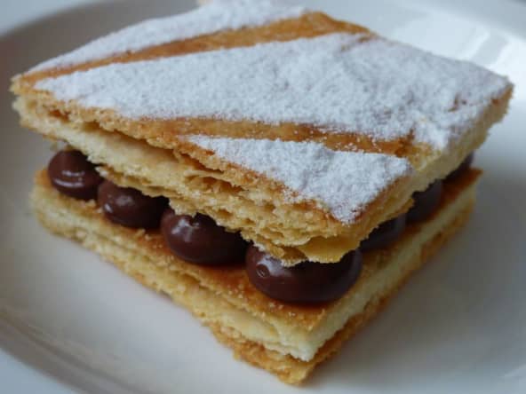 Millefeuille au chocolat - Poivre & Zeste