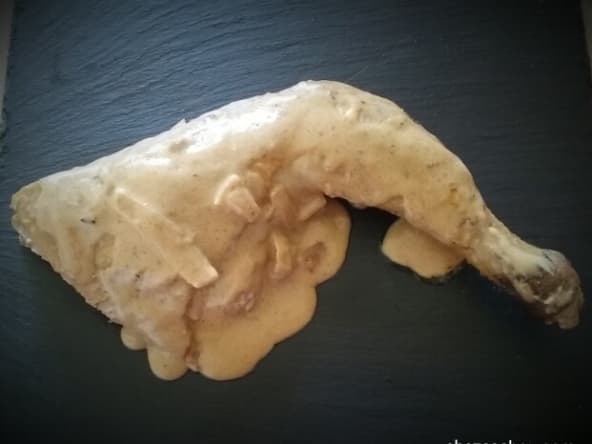 Cuisses de pintade à la moutarde