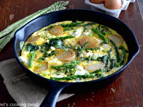 Frittata printanière à la ricotta comme en Italie