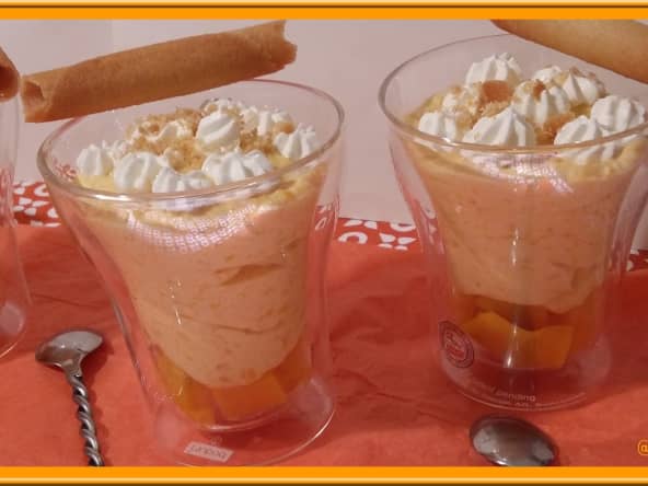 Mousse onctueuse de mangue