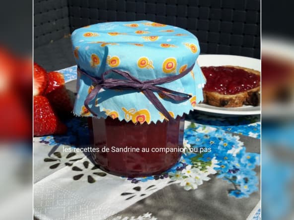 Confiture de fraises vanille maison
