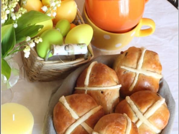Hot cross buns comme en Angleterre